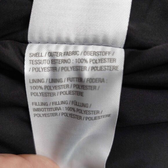 Dennis by Dennis Basso Women's Jacket Sz 4X Quilted Puffer Coat Reversible Black - Picture 10 of 12